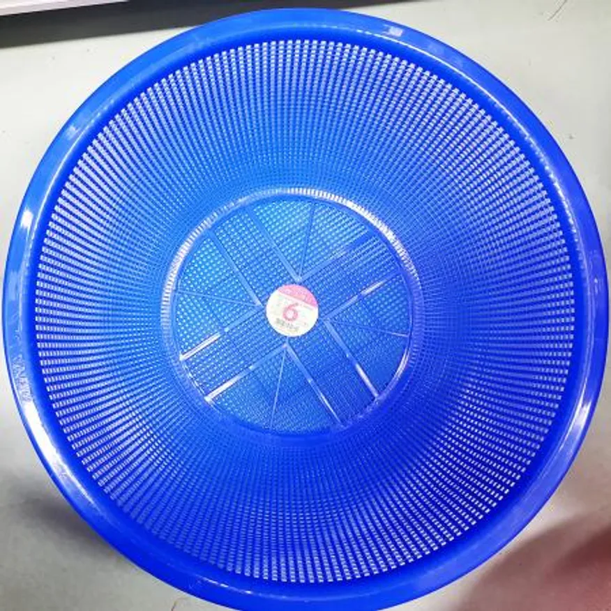뉴원소쿠리6호(광신화학 45cm 색상랜덤)X10개 소쿠리 바구니 플라스틱바구니 채반 야채바구니 다용도바구니 주방용품 업소용 식당용 대량구매 이미지
