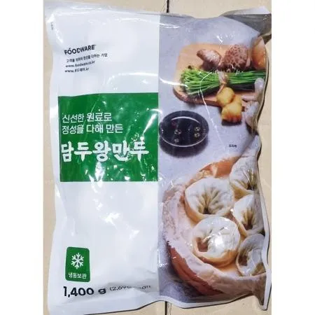 담두 고기왕만두 1.4k 4개 식자재 업소용 대용량 담두 아하 고기만두 식자재 고기 유별난 사조오양 고깃집왕건 이미지