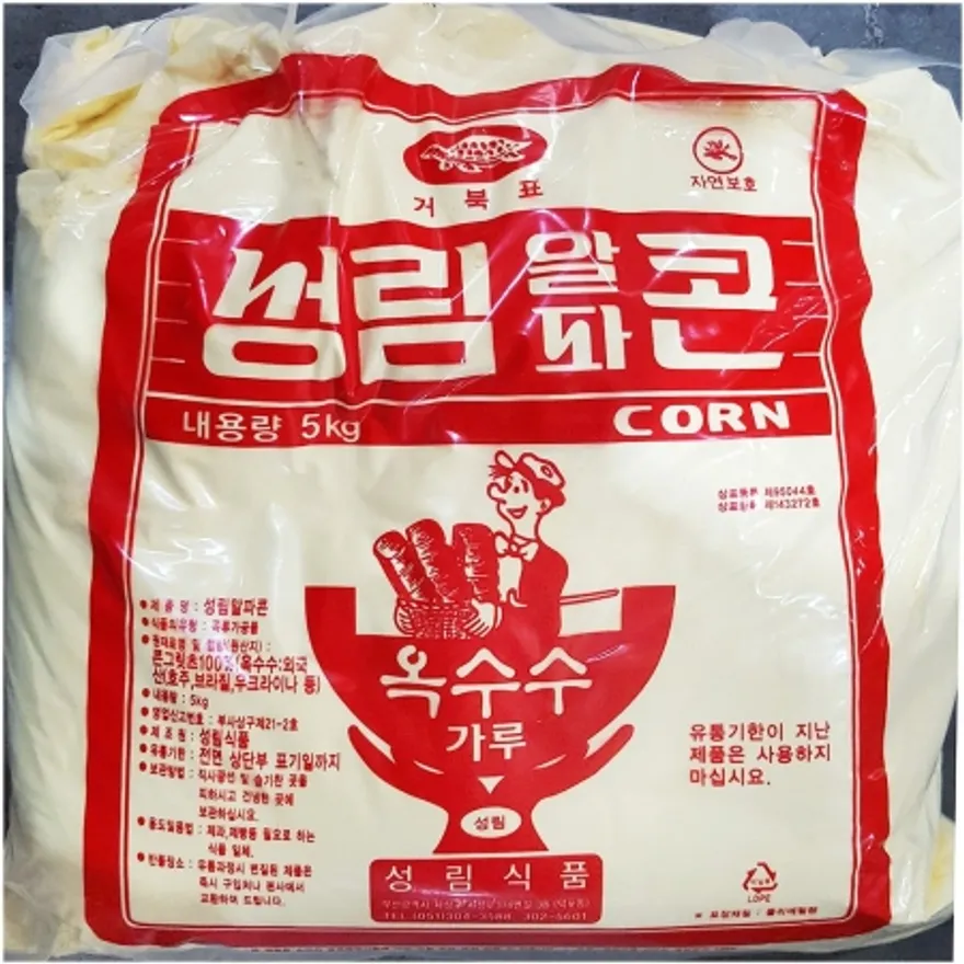 옥수수가루(성림 5K) 콘밀 옥분 가루 식자재 업소용 대용량 제빵재료 베이킹재료 튀김가루 이미지