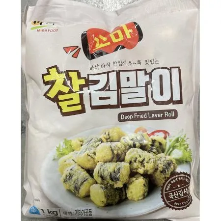 꼬마김말이튀김(미가 매콤 1K) X5 꼬마김말이 김말이 냉동김말이 분식튀김 매콤김말이 분식집 업소용 식자재 간식 학교급식