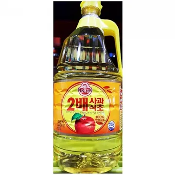 2배 사과식초(오뚜기 1.8L) 1개 식자재 업소용 대용량 오뚜기 청정원 초특가 대상 백설 엠씨몰 배사과식초 무료배송 대용량