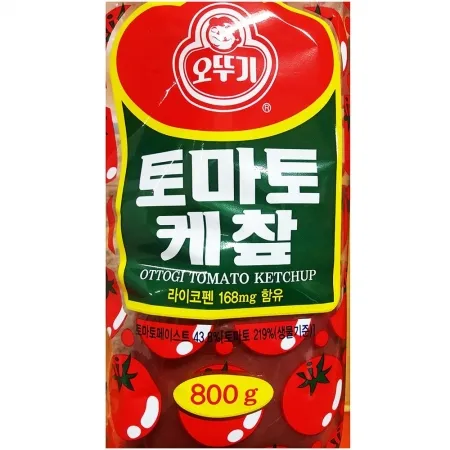 토마토케찹(오뚜기 800g)X12 케찹 업소용 대용량 케찹소스 식당용 패스트푸드 급식용 튀김소스
