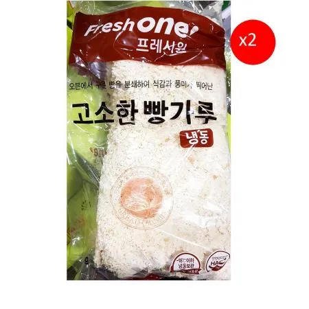 FO 빵가루 2KX2 업소용 튀김재료 식자재 건식빵가루 돈까스재료 튀김옷 습식빵가루 대용량 식당