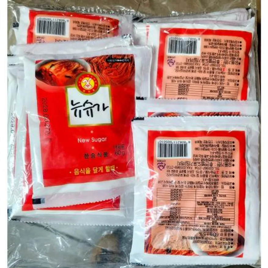 뉴슈가(토끼표 60g x20입 1.2K) 감미료 인공감미료 사카린 설탕대체 업소용 제빵재료 제과재료 대용량 이미지
