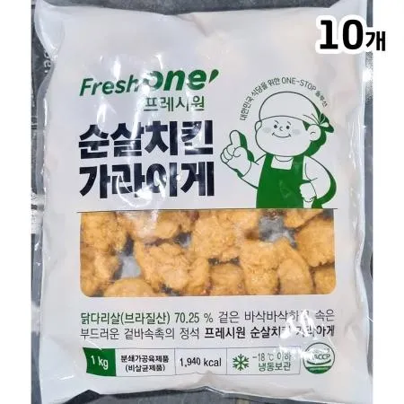 FO 순살 치킨가라아게 1KX10 순살치킨가라아게 가라아게 치킨 업소용 식자재 안주 술안주 냉동치킨 fo치킨가라아게