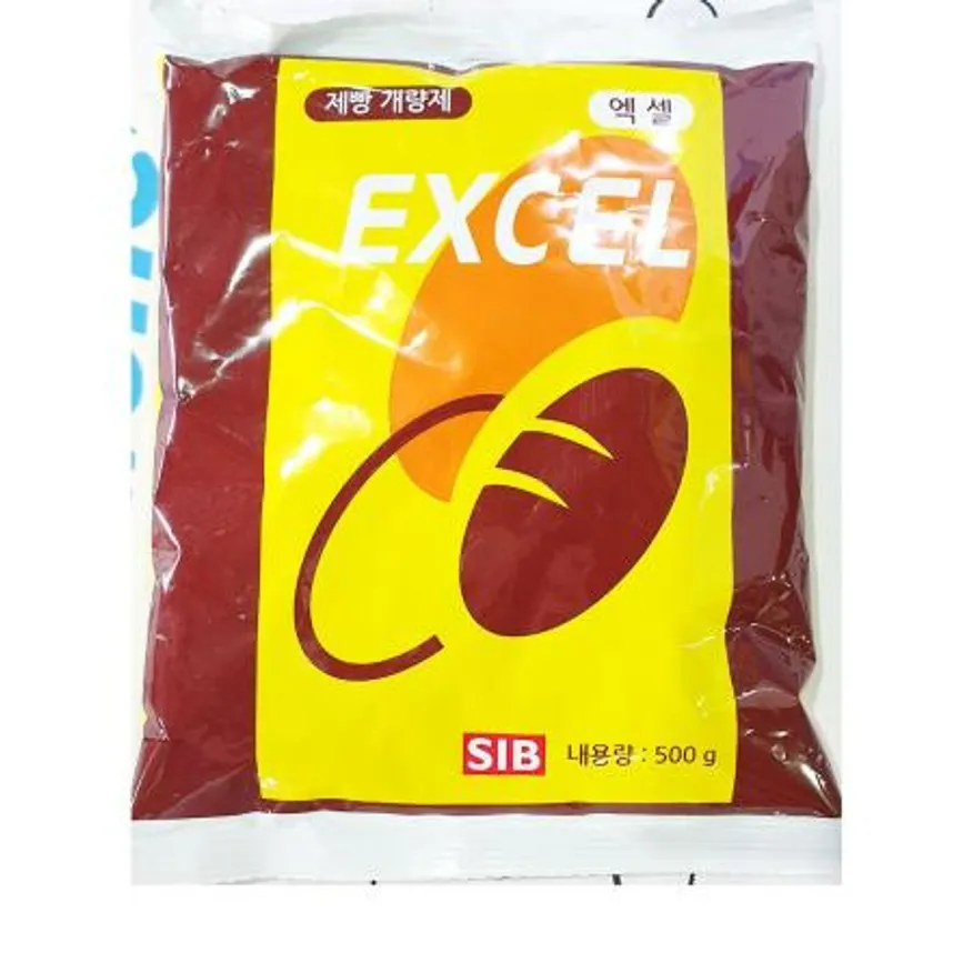 제빵계량제(엑셀 500g) 제빵개량제 반죽첨가제 면기능강화제 베이커리 제빵재료 업소용 대용량 베이킹재료 이미지