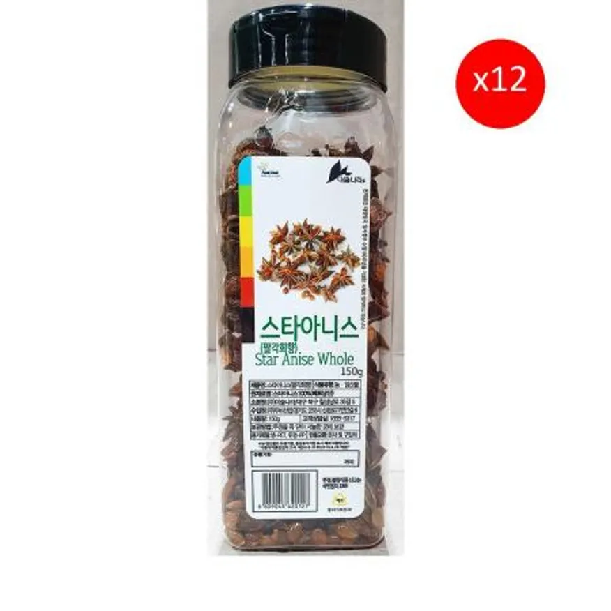 오향(홀 이슬나라 150g) 12개 식자재 업소용 대용량 이슬나라 오향 식재료 베트남 팔각 인도 회향 향신료 가공식품 이미지