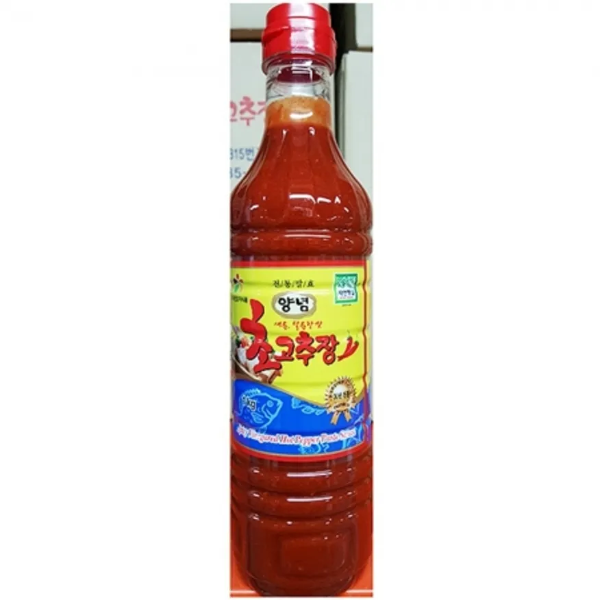 초장(진조미 1K) 1개 식자재 업소용 대용량 진조미 움트리 한국소스 아주존 잘식비 원씨푸드 바로 푸른식품 양념초장 이미지