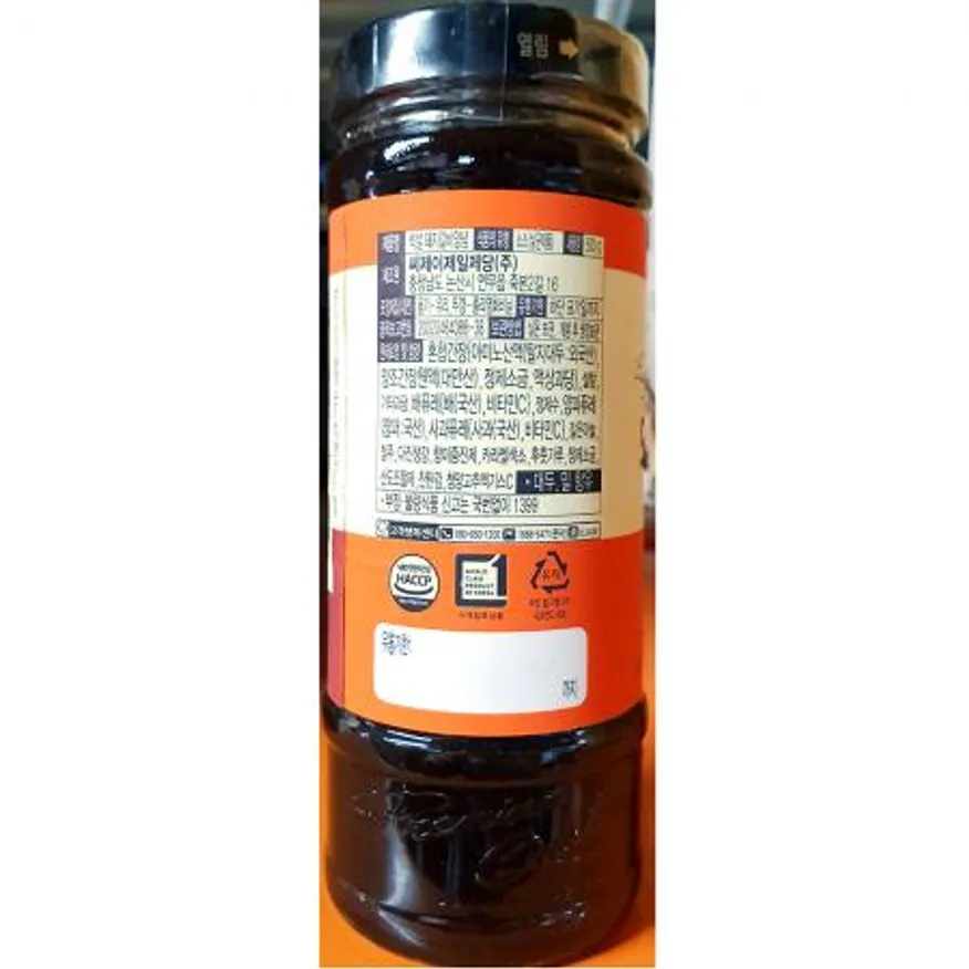 돼지갈비양념(백설 500g) 12개 식자재 업소용 대용량 돼지갈비양념 청정원 백설 돼지 식자재 업소 식당 대상 소모 이미지