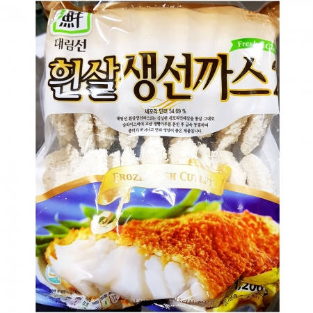 대림 흰살생선까스(60gx20) 1개 식자재 업소용 대용량 랜시 대림 한성기업 즉석식품 한성 식자재 지키미 대림선 국보 이미지