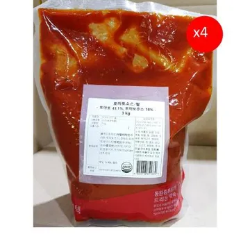 토마토소스( 삼조쎌텍 3k) 4개 식자재 업소용 대용량 삼조쎌텍 토마토 대량