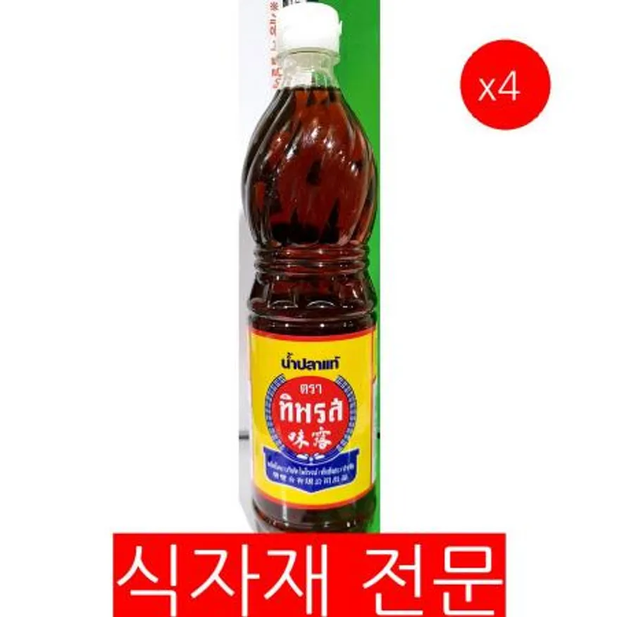 멸치액젓(티파로스 700g)X4 액젓 업소용 대용량 김치재료 조미료 국물요리 발효액젓 식당 식자재 이미지