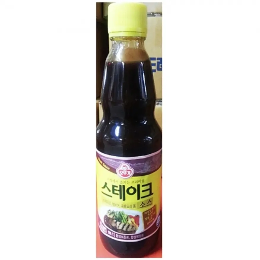스테이크소스(오뚜기 415g) 육류소스 양식소스 바베큐소스 업소용 레스토랑 스테이크전문점 고기소스 함박스테이크소스 소스 이미지
