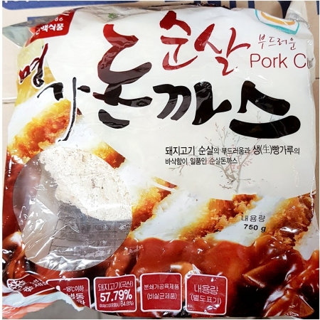한맥 순살돈까스(150gx5) 1개 식자재 업소용 대용량 한맥 두레 육가공 순살 식자재 순살돈까스 즉석식품 하림 성원냉동 이미지