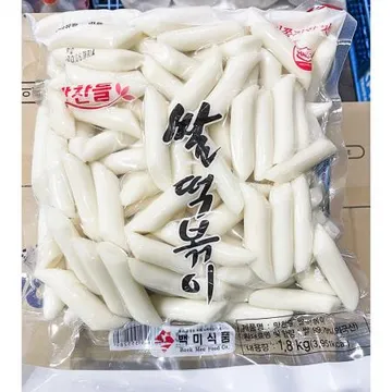 백미 쌀떡볶이떡 진공 중 1.8k 4개 식자재 업소용 대용량 보성 밀 백미 진공 추억의 평화식품 이츠웰 식자재 떡복이