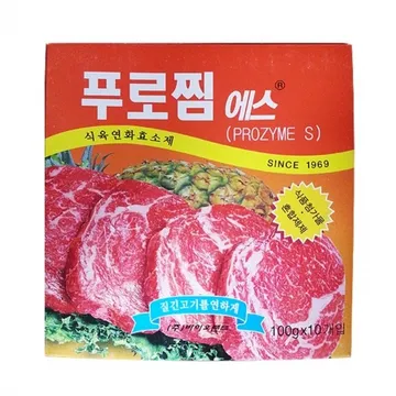 연육제(프로찜 100gx10) 12개 식자재 업소용 대용량 푸로찜에스 프로찜 연육제 고기연육제 고기 화미제당
