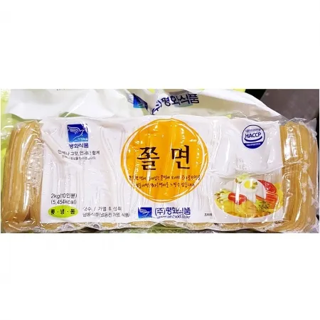 평화 쫄면사리(200gx10)X6 쫄면 면사리 평화쫄면 식자재 업소용 대용량 분식집 냉장면 비빔쫄면