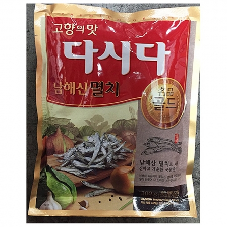 멸치다시다 골드(백설 300g) 1개 식자재 업소용 대용량 멸치다시다 멸치다시 대원 제일제당 백설 다시다 업소용 이미지