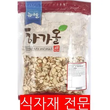 아몬드슬라이스(1K) 1개 식자재 업소용 대용량 아몬드 견과류 년 년산 머거본 의정부시 다맘 제이큐 통