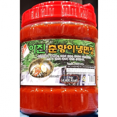 춘향이 냉면장 2Kg 6개 식자재 업소용 대용량 춘향이 움트리 냉면장 순창맛식품 양념장 이미지