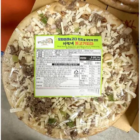콤비피자(조흥 마또네 10인치 396g) 피자 냉동피자 업소용피자 단체급식 간편피자 10인치피자 레스토랑 카페 술안주