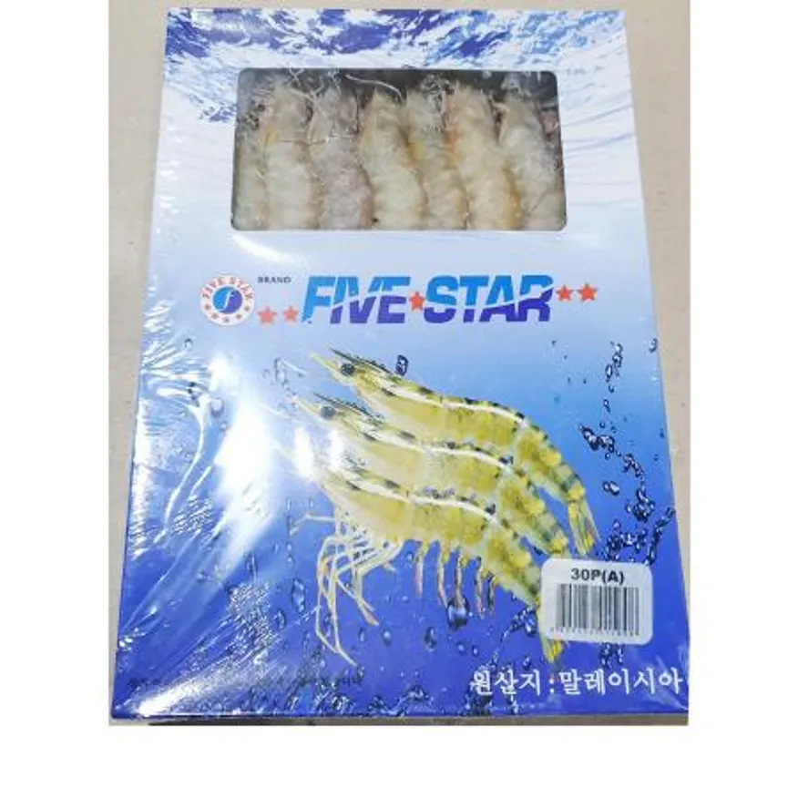 통새우(바나메이 30미구이용500g) 1개 식자재 업소용 대용량 통새우 용 냉동 바나메이 새우 냉동수산물 수산물 이미지