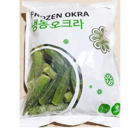 오크라(랜시푸드 1K) 업소용 대용량 식자재 냉동식품 식자재마트 냉동오크라 채소 식당재료 요리재료