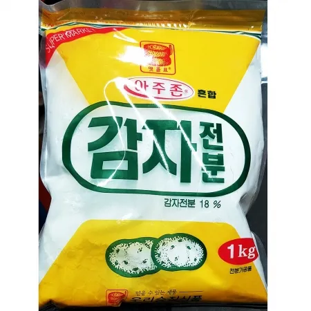 혼합감자전분(승진 1K)X4 승진혼합감자전분 업소용전분 식자재전분 요리재료 튀김재료 농축재료 전분가루 감자전분 탕수육전분