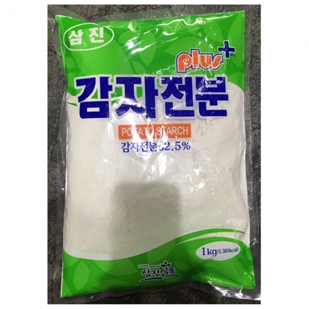혼합감자전분(삼진 1k) 10개 식자재 업소용 대용량 맥선 감자전분 오토 뚜레반 성진 한식품 오뚜기 이미지