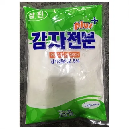 혼합감자전분(삼진 1k)X10 감자전분 전분 식자재 업소용 튀김요리 튀김재료 요리재료 대용량