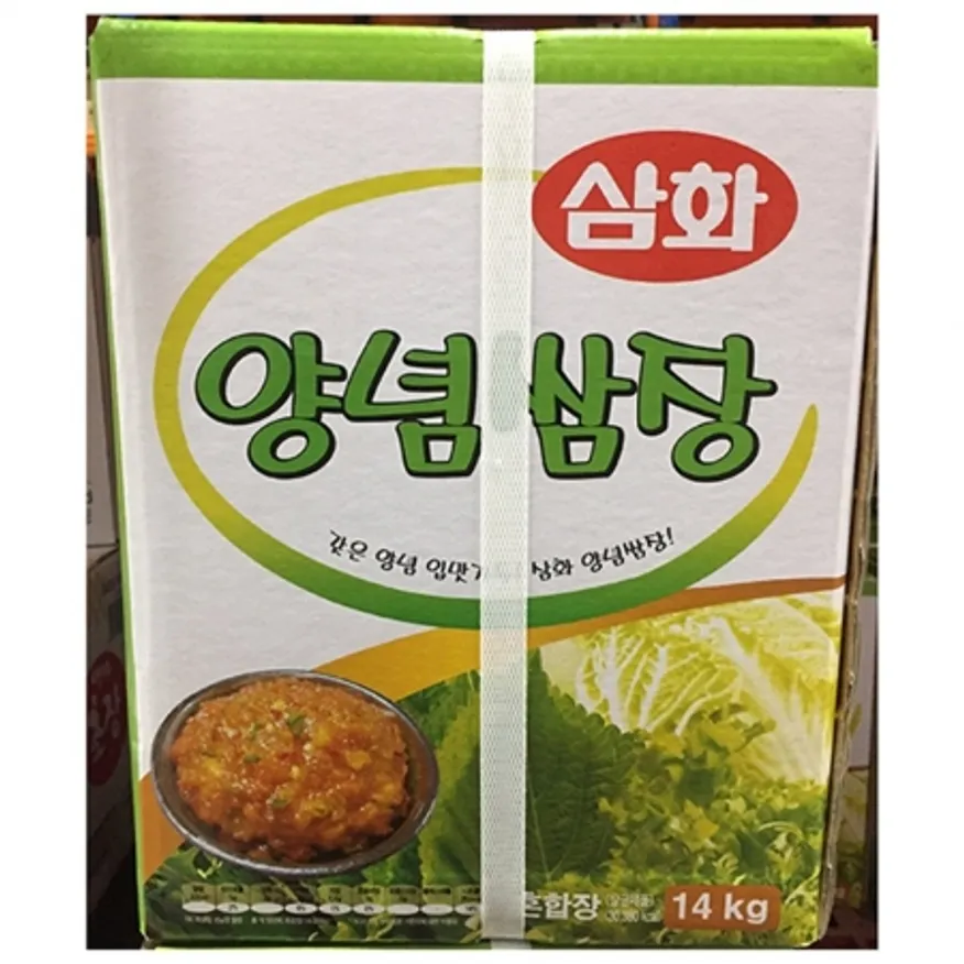 양념쌈장(삼화 14k) 1개 식자재 업소용 대용량 양념 쌈장 삼화 제이큐 사조 신송 화미 순창궁 양지뜰 이미지