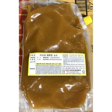 레몬맛소스(다고내푸드 파닭소스 2K) 5개 식자재 업소용 대용량 리치스 레몬 레몬에이드 동서식품 더착한푸드 카페용 파우더 파우더리치스 아임요