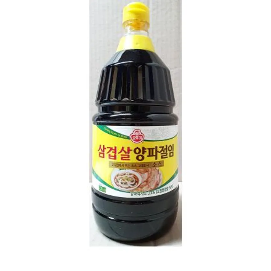양파절임소스(오뚜기 삼겹살용 2.1k) 업소용 대용량 식자재 삼겹살소스 고기집소스 식당용소스 절임소스 돼지고기소스 이미지