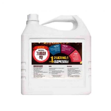 기름때싹 4L 1개- 기름때제거 오븐 불판 오븐클리너 불판세척제 강력세정제 업소용청소 대용량세제 주방세제 세척제 식당