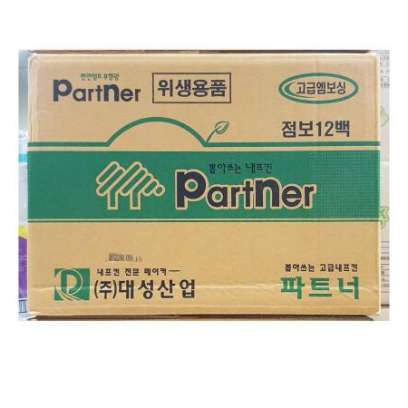 파트너 뽑아쓰는냅킨(점보12백 6480매입) 업소용 대용량 위생용품 식당용품 냅킨 점보냅킨 식당냅킨