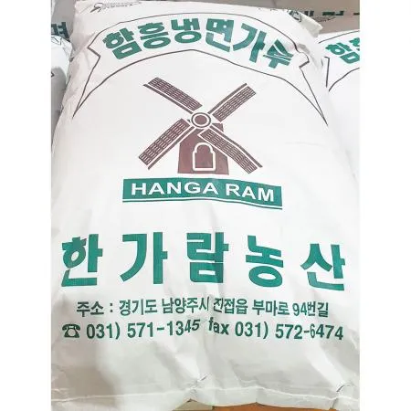 한가람 냉면가루 함흥전분 18k 1개 식자재 업소용 대용량 한가람 식자재 함흥냉면가루 냉면가루 고구마 전분 상품상세참조 신대도제분 냉면 이미지