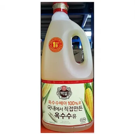 옥수수식용유(백설 1.8L) 1개 식자재 업소용 대용량 옥수수식용유 백설 옥수수 식용유 식당용 오뚜기 식자재 옥배유 영미