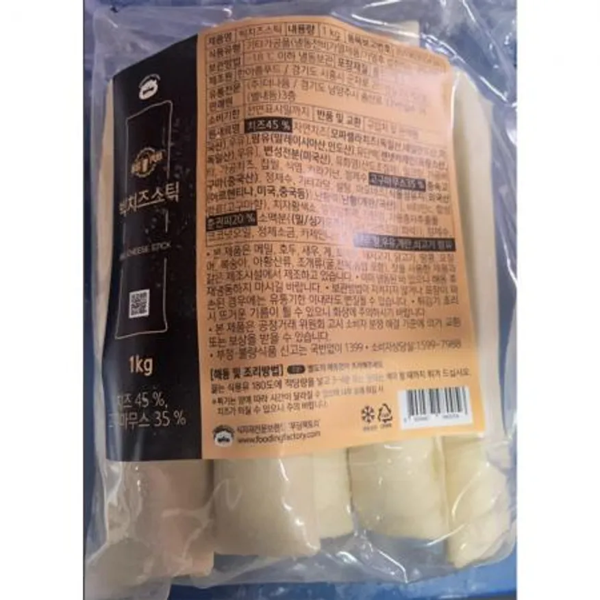 빅치즈스틱(더나음 냉동 1K) 이미지