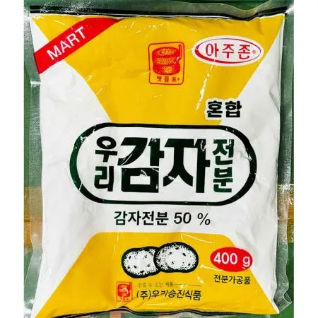 감자전분(승진 400g) 30개 식자재 업소용 대용량 맥선 뚜레반 오토 생 감자전분 성진 오뚜기 영흥 이미지