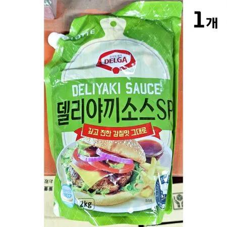데리야끼소스(롯데제과 스파우트 2k) 1개 식자재 업소용 대용량 롯데 데리야끼소스 델리야끼소스 다인 예그린 대량 대용량 오타후쿠 데리야끼 이미지