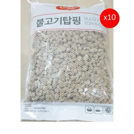 에쓰푸드 불고기토핑(1K) 10개 식자재 업소용 대용량 돼지고기 에쓰푸드 토핑용돼지고기 치킨 에쓰 식자재 토담푸드시스템 이미지