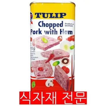 햄캔(튤립A급 촙트 1.81K) 1개 식자재 업소용 대용량 부대찌개재료 햄캔 부대찌 노미트햄캔 개 호멜 백설 프라이드 부대햄