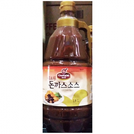 돈까스소스(대상 1.8L) 돈가스소스 대상돈까스소스 식자재 업소용소스 대용량소스 돈까스전문점 경양식소스 튀김소스 식당소스