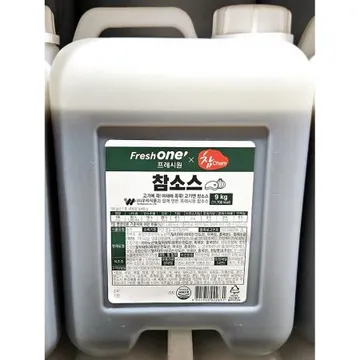 프레시원 참소스(9k) 1개 식자재 업소용 대용량 일회용 맛장군 프레시원 식당 식자재 에이치에이유통 지케이푸드 분이네 기타