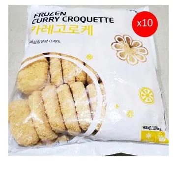 카레고로케(랜시푸드 고로께 30g x30개 900g) 10개 식자재마트 대용량 업소용 동그랑땡 육가공 즉석식품 간식 안주