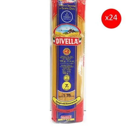 스파게티(디벨라8번 500g) 24개 식자재 업소용 대용량 디벨라 데체코 룸모 바릴라 지미 랜덤 그라노로 유기농 구은 이미지
