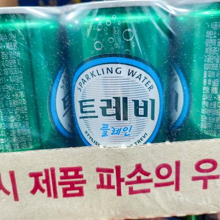 탄산수(트레비 캔 190ml 플레인 30개) 음료수 제로칼로리 무설탕 카페음료 식당음료 업소용 음료 캔음료