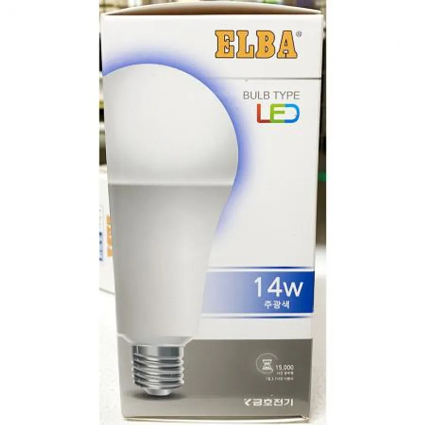 램프(금호 LED벌브 14W 안정기내장형)X20개 전구 led램프 벌브형램프 조명 금호램프 업소용 식당 대량구매 이미지