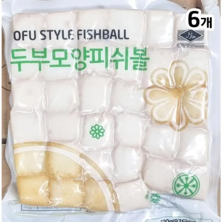 피쉬볼(랜시푸드 두부모양 500g) X6 어묵볼 두부모양피쉬볼 업소용피쉬볼 대용량피쉬볼 냉동피쉬볼 식자재 어묵탕재료 분식재료 이미지