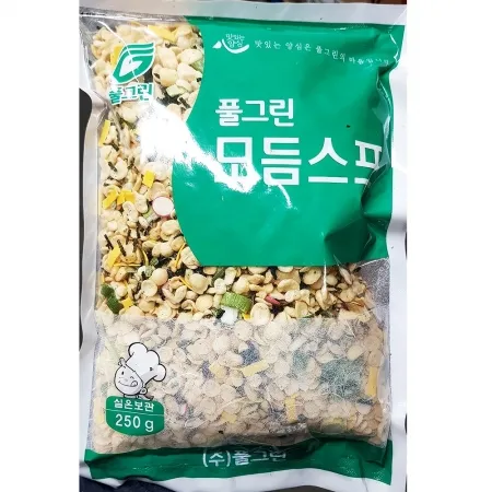 풀그린 건더기 스프 250g  5개 식자재 대용량 업소용 건더기스프 우동건더기 우동건더기스프 고명